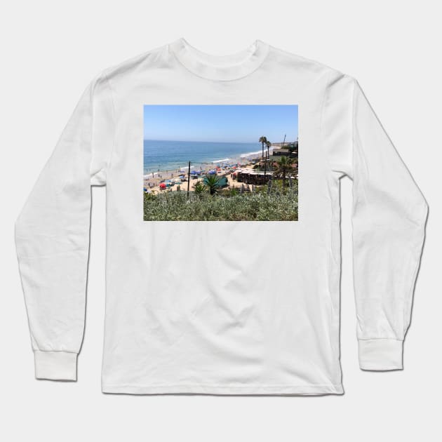 Crystal Cove Beach, CA Long Sleeve T-Shirt by Star Sandwich